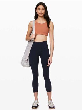 Lululemon Wunder Under High-Rise Tight 25" Navy - Size 6